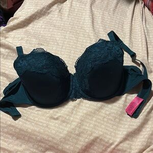 Green Bra with Molded Cups and Underwire
